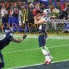 New England Patriots wide receiver, JULIAN EDELMAN, receives winning touchdown with 2:02 remaining in Super Bowl XLIX giving the Patriots a 28-24 victory. EDELMAN had 9 receptions and one touchdown.