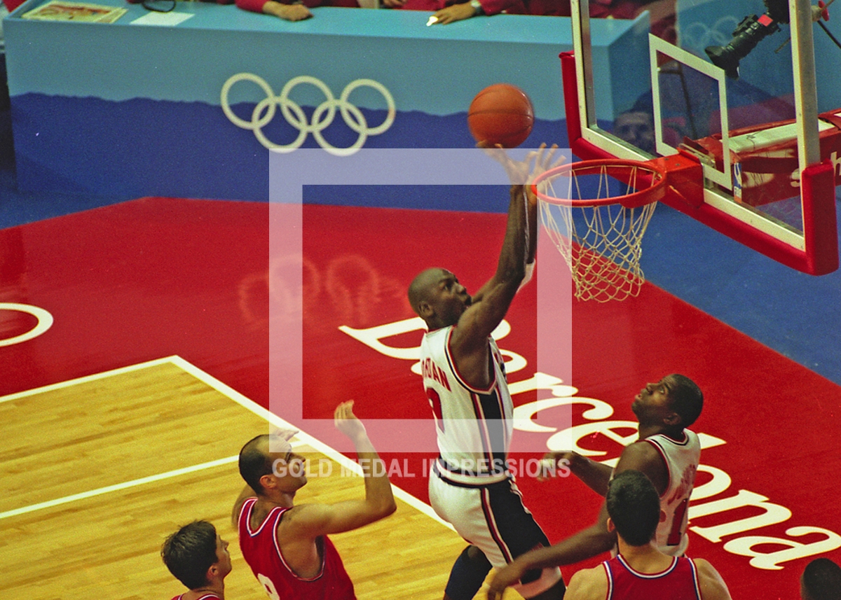 Charles Barkley was the team scoring leader but it was Jordan who led the U.S. in the games against the harder rival and silver medallist Croatia. He scored 21 points in the first round game and 22 in the gold medal contest. MJ also leaded the tournament with 37 steals.