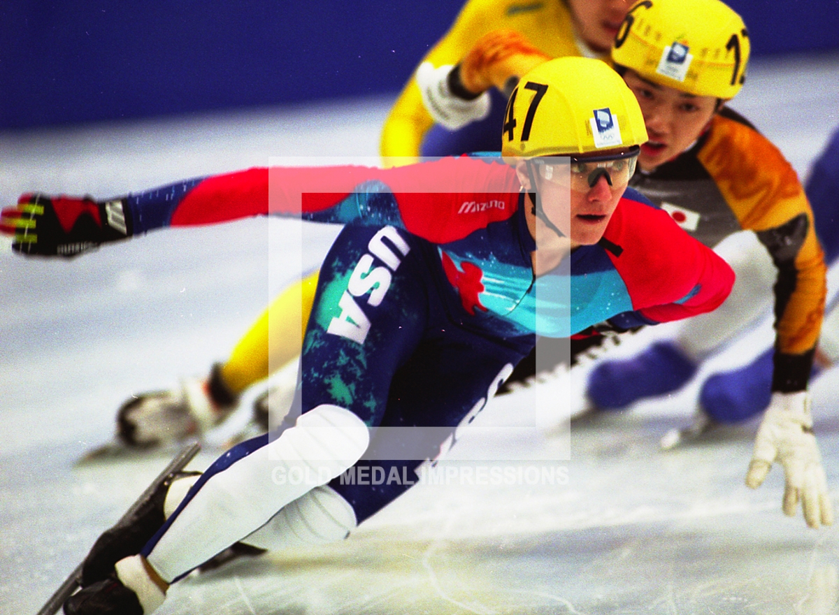 1994 KATHY TURNER SPEED SKATING GOLD LILLEHAMMER OLYMPICS