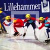 1994 SPEED SKATERS GET SET LILLEHAMMER OLYMPICS