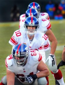 ELI MANNING I FORMATION VS GREEN BAY PACKERS