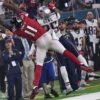 Atlanta Falcons wide receiver Julio Jones makes a leaping catch