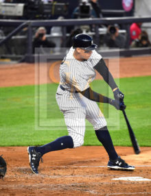 New York Yankees Aaron Judge Golfs a Double