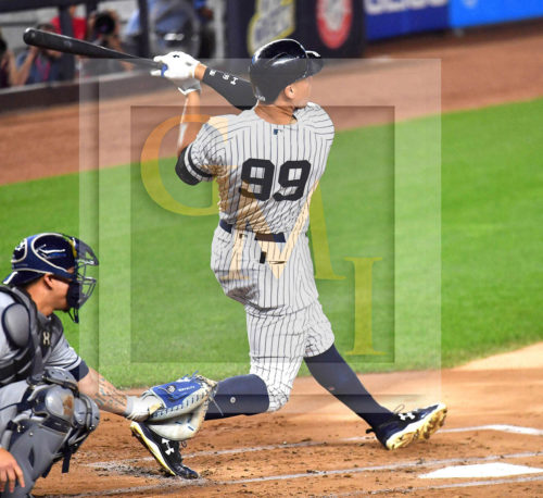 Yankees rookie sensation AARON JUDGE hits his record 51st home run