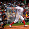 Red Sox shortstop XANDER BOGAERTS homers in the first