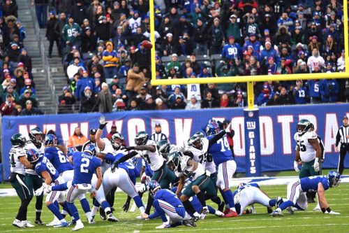 Eagles defense makes another key play blocking a field goal