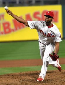 Phillies closer Searanthony Dominguez strikes out Yankees Gleyber Torres