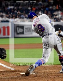 New York Mets Brandon Nimmo hits a home run