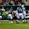Eagles rookie tight end Dallas Goedert scores his first NFL touchdown