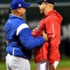 World Series managers Dave Roberts and Alex Cora old teammates from the 2004 Los Angeles Dodgers team reunite
