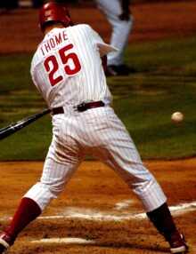 Jim Thome All Star Game July 2004, 2018 Hall of Fame Inductee